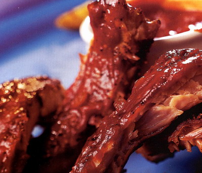 Slow Cooker Pork Recipes - Barbecued Baby Back Pork Ribs