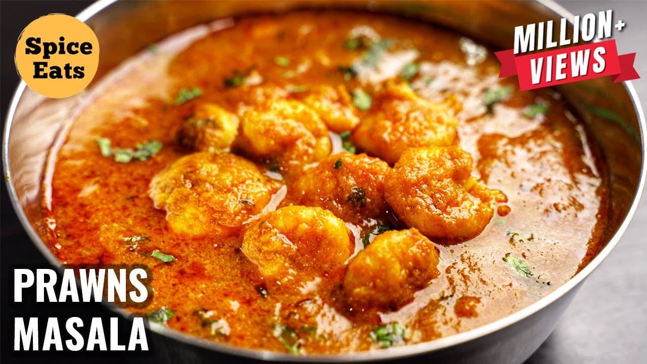 PRAWNS MASALA | PRAWNS MASALA CURRY | PRAWNS CURRY | SHRIMP CURRY