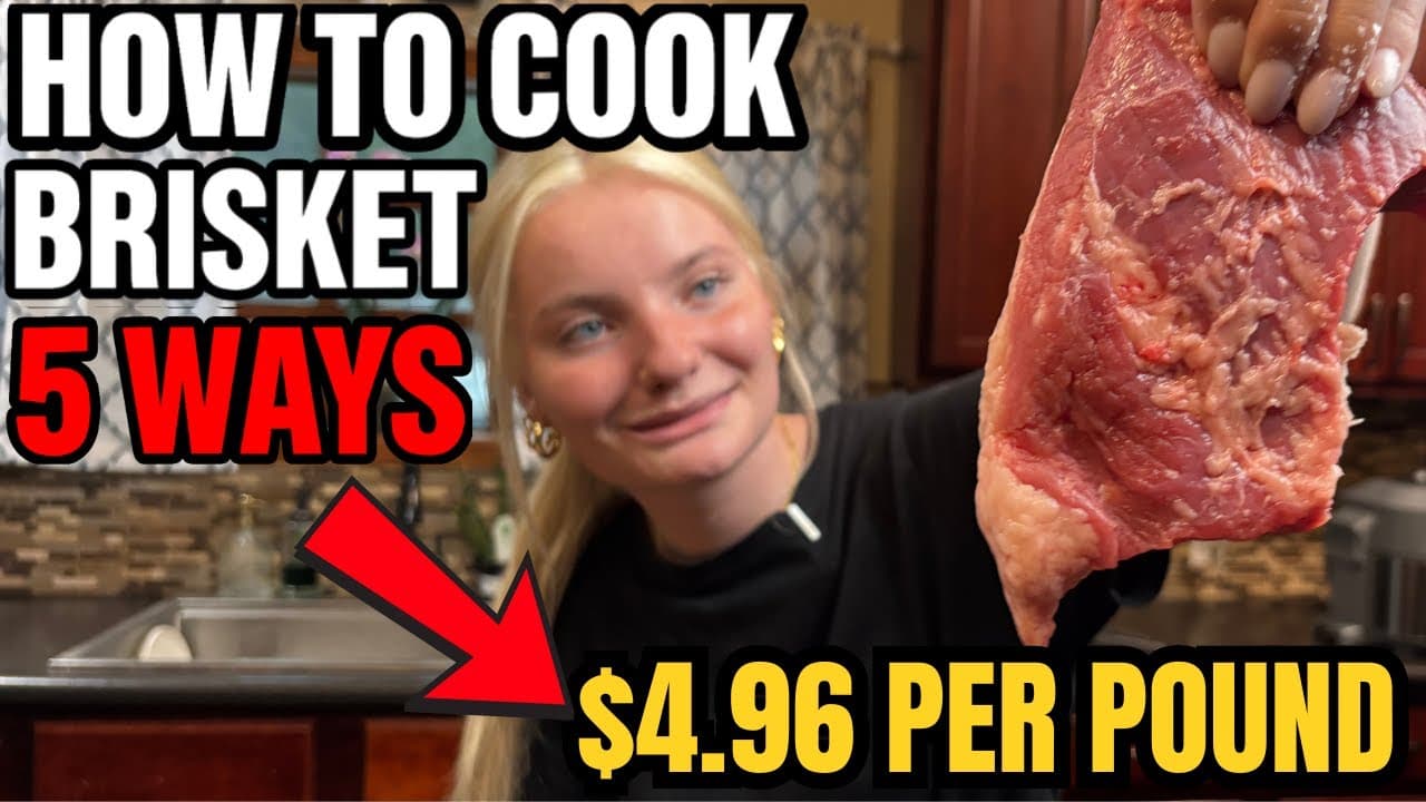 5 Cheap & Easy Brisket Recipes