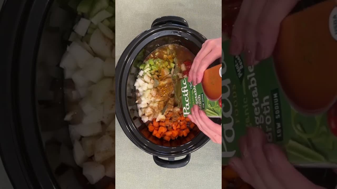 crockpot lentil soup #easyrecipes #recipe #foodie #youtubefood #mealprep #dinnerideas #easycooking