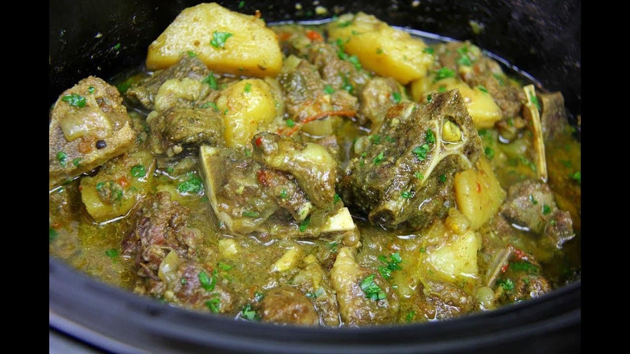 Ultimate  SlowCooker (CrockPot) Curry Goat | CaribbeanPot.com