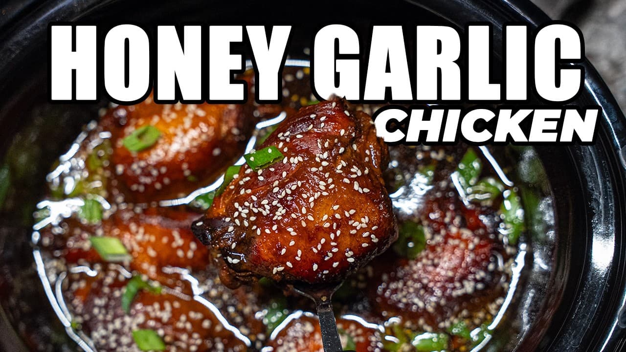 The BEST Crockpot Honey Garlic Chicken (Fall-Off-The-Bone Tender!)